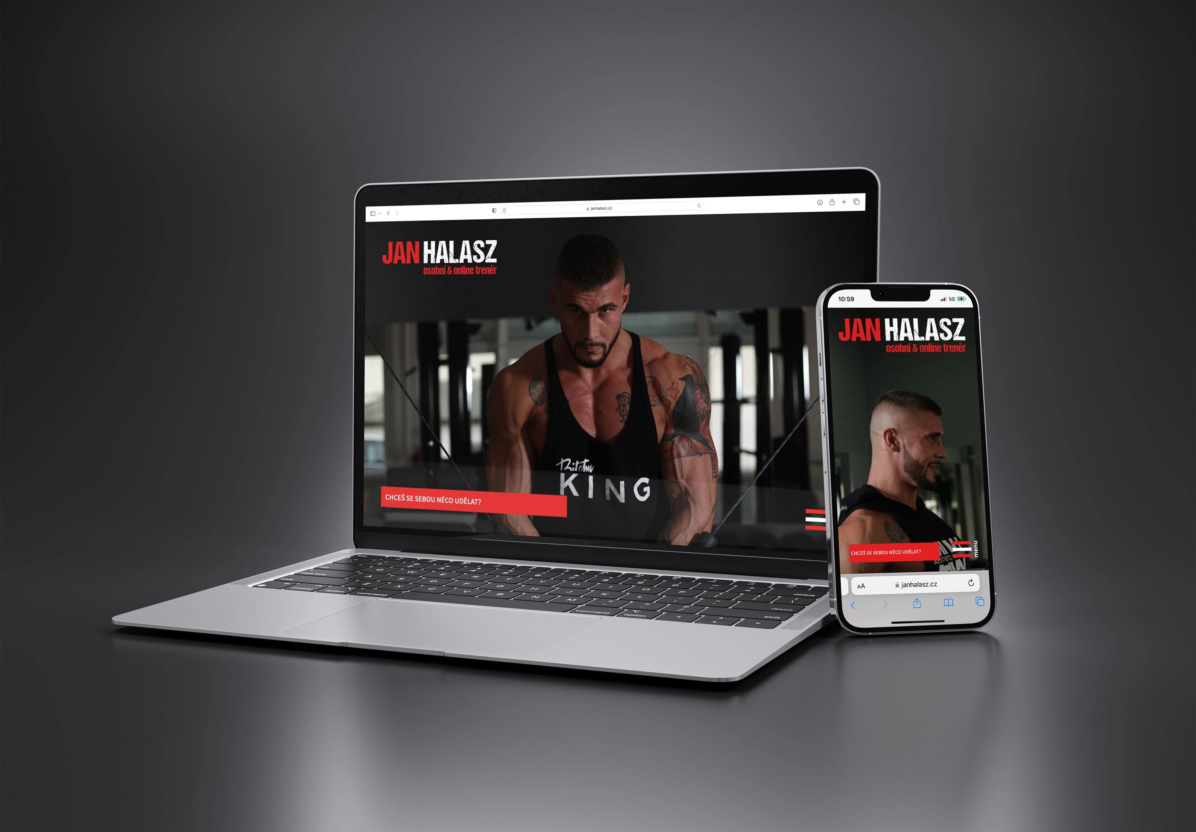 Webdesign pro fitness trenéra Jana Halasze